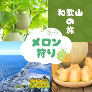 和歌山あま～いマスクメロン狩りと日本のエーゲ海白崎海洋公園と湯浅醤油工場見学