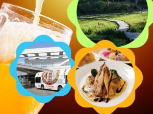 夏こそココ！キリンビール工場見学とパン・サラダ食べ放題のランチに海抜865mの六甲高山植物園散策