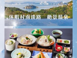 遅めの出発【ハイヤー(ジャンボタクシー）で行く】休暇村南淡路で頂く３年とらふぐと絶景温泉で年忘れ！&温室イルミネーションの旅