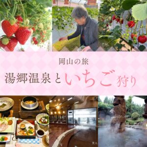 【2026年1月2月】毎年恒例 湯郷温泉でまったりお食事&入浴にいちご初獲り🍓食べ放題 日帰りバスの旅